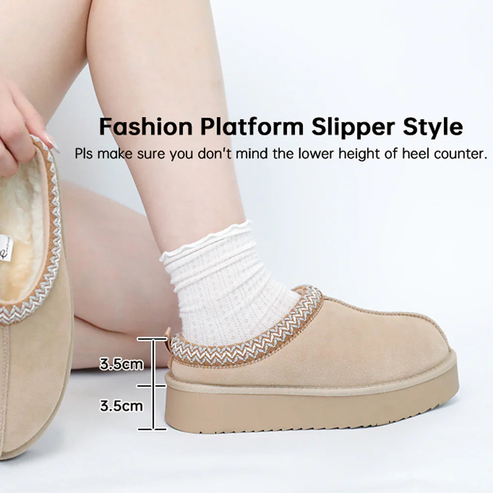 2410 Braided Platform Slipper Shoes