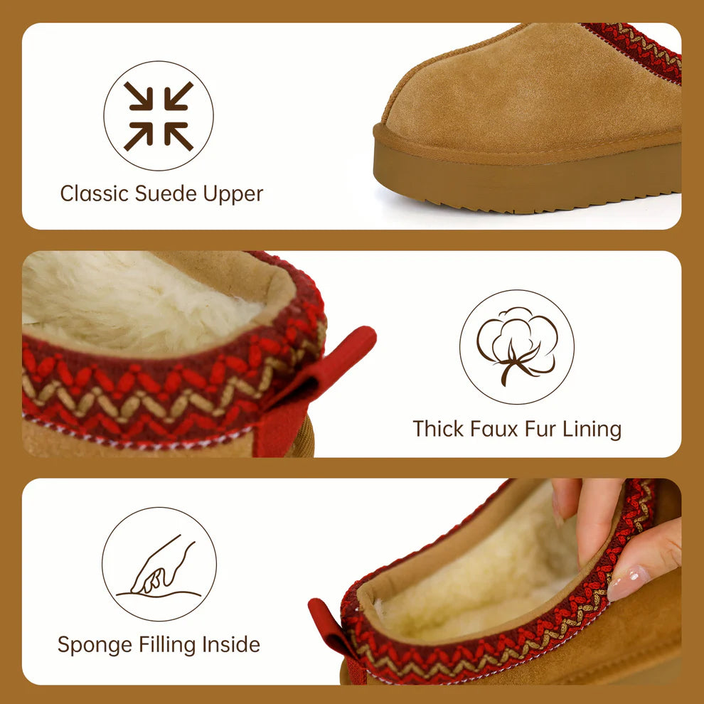 2410 Braided Platform Slipper Shoes